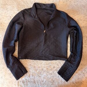 Medium Buffbunny cropped quarter zip top